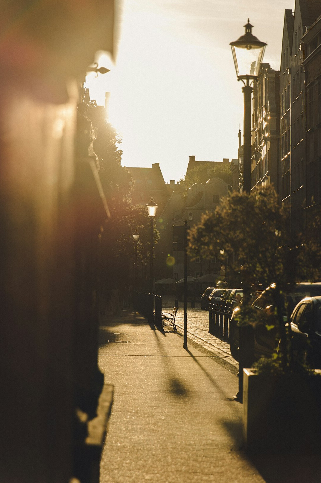 gdansk old town evening